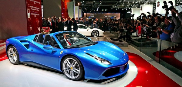 Presentación Ferrari 488 Spider en el Salón del Automóvil de Frankfurt 2015